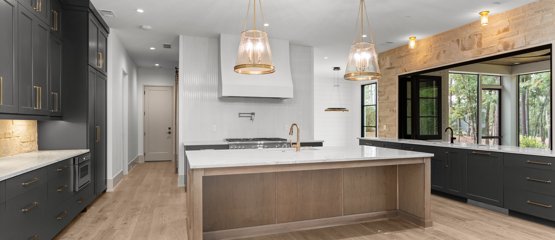 Kitchen with Bifold Window